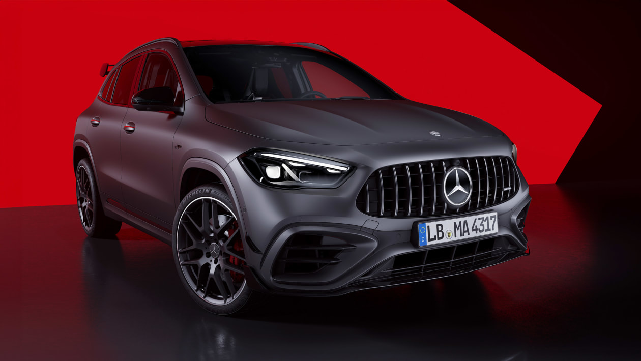 2025 MercedesAMG GLA45 S 415bhp SUV gets design tweaks inside and